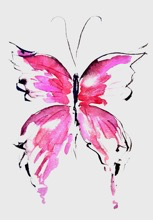 Schmetterling rosa Kopie 2